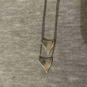 “Fearless” set of 2 shark tooth sterling silver necklaces by Soul Peaces on Etsy